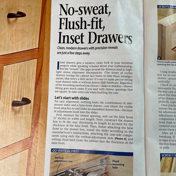 Wood Woodworking Magazine Vol 29 Issue 216 No 7 Dec Jan 2012 2013 u - Picture 7 of 8